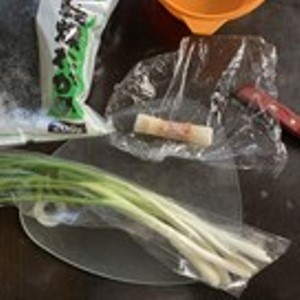 食材の準備