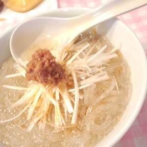 白髪ネギに味付け